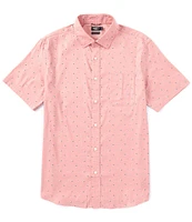 Faherty Movement Performance Prairie Floral Short Sleeve Woven Shirt