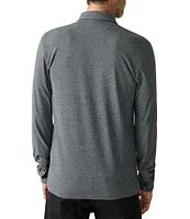 Faherty Movement Pique Long Sleeve Polo Shirt