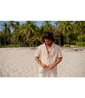 Faherty Palma Linen Short Sleeve Woven Camp Shirt