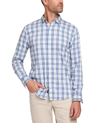 Faherty Performance Stretch Gingham Plaid Movement Woven Shirt