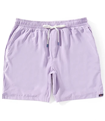 Faherty Shorelite Solid 7#double; Inseam Swim Trunks