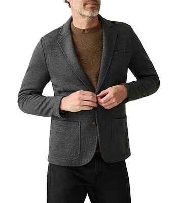 Faherty Slim Fit Unstructured Inlet Knit Stretch Blazer