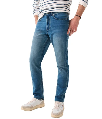 Faherty Slim Fit Stretch Terry 5-Pocket Jeans