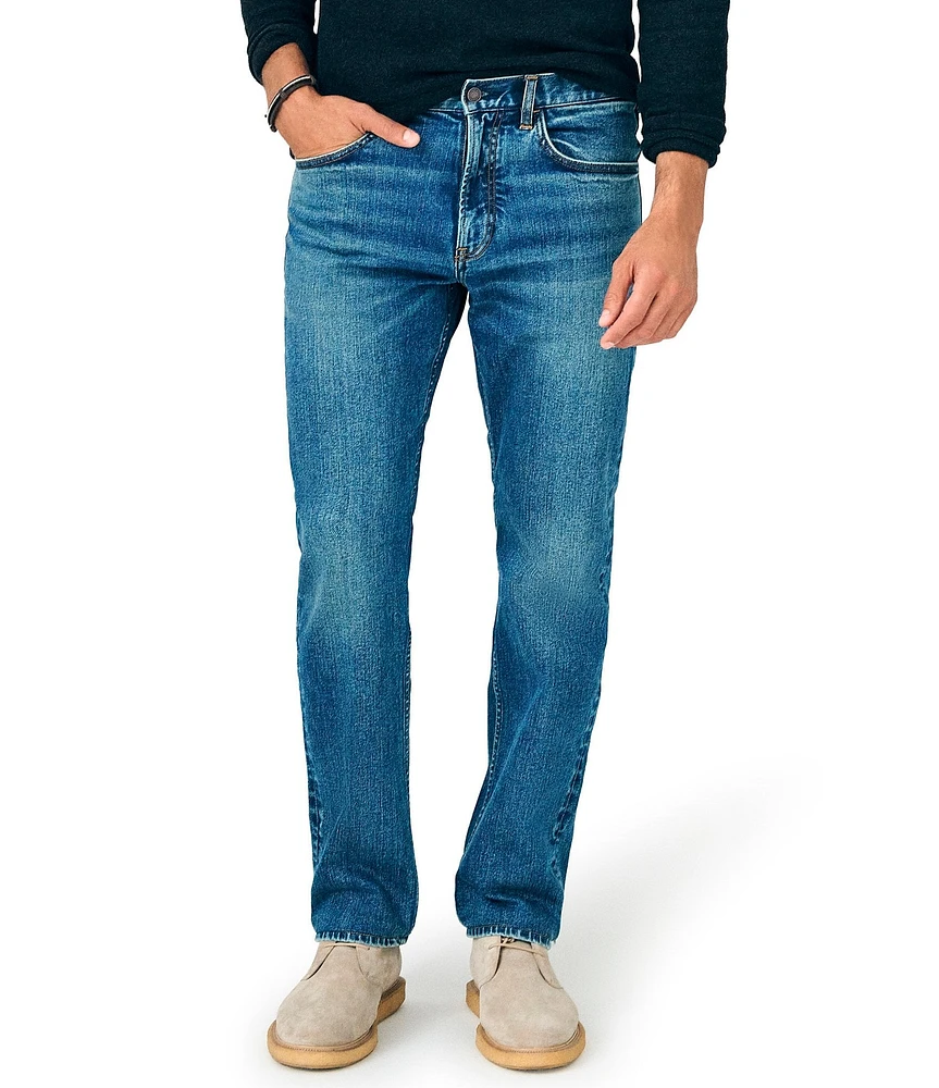 Faherty Slim-Straight Fit Stretch Denim Jeans