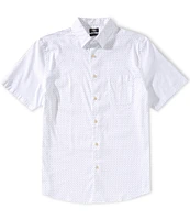 Faherty Stretch Movement Short Sleeve Woven Shirt