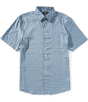 Faherty Stretch Movement Short Sleeve Woven Shirt