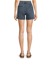 Faherty Stretch Terry Front Patch Pocket High Rise Shorts
