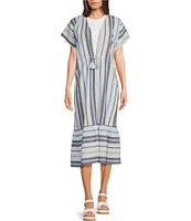 Faherty Stripe Longline Duster