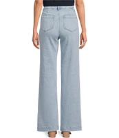 Faherty Stretch Terry Wide Leg Patch Pocket Jeans