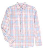 Faherty Sunwashed Chambray Long Sleeve Woven Shirt