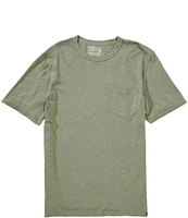 Faherty Sunwashed Pocket Short Sleeve T-Shirt