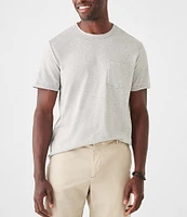 Faherty Sunwashed Pocket Short Sleeve T-Shirt