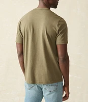 Faherty Sunwashed Pocket Short Sleeve T-Shirt