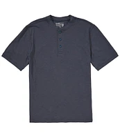 Faherty Sunwashed Short Sleeve Henley Shirt