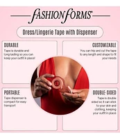 Fashion Forms Dress/Lingerie Tape with Dispenser