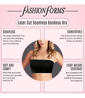 Fashion Forms Laser Cut Seamless Bandeau Bra