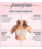 Fashion Forms Stretch Strapless Bandeau Bra