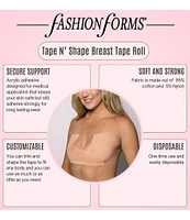 Fashion Forms Tape 'N Shape Breast Tape Roll