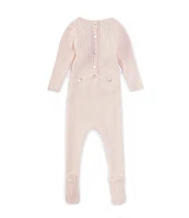 Feltman Brothers Baby Girls Newborn-9 Month Scallop Rib Coverall