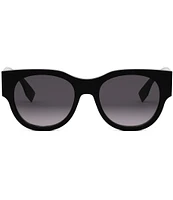 FENDI Women's Baguette 53mm Round Sunglasses