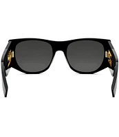 FENDI Women's Baguette 54mm Oval Sunglasses