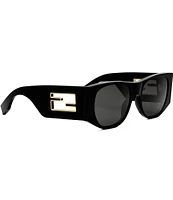 FENDI Women's Baguette 54mm Oval Sunglasses