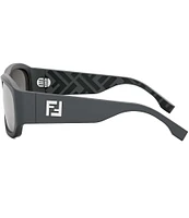 FENDI Women's Baguette 57mm Rectangle Sunglasses