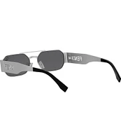 FENDI Women's Fendi Cut Out 55mm Mirrored Round Sunglasses