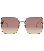 FENDI Women's FENDI First 59mm Geometric Square Sunglasses