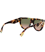 FENDI Women's Fendi First 99mm Havana Shield Sunglasses