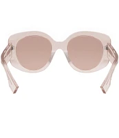 FENDI Women's FENDI Roma 51mm Transparent Round Sunglasses