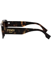 FENDI Women's Fendi Roma 52mm FF Havana Oval Cat Eye Sunglasses