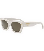 FENDI Women's FENDI Roma 53mm Rectangle Sunglasses