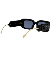 FENDI Women's Fendigraphy 51mm Rectangle Sunglasses