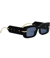 FENDI Women's Fendigraphy 51mm Rectangle Sunglasses