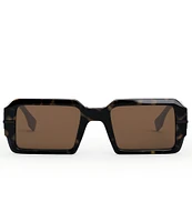 FENDI Women's Fendigraphy 52mm Havana Geometric Sunglasses