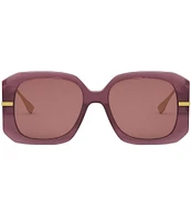 FENDI Women's Fendigraphy 55mm Geometric Oversized Sunglasses