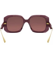 FENDI Women's Fendigraphy 55mm Geometric Oversized Sunglasses