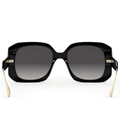 FENDI Women's Fendigraphy 55mm Geometric Oversized Sunglasses