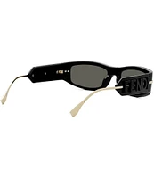 FENDI Women's Fendigraphy 57mm Oval Sunglasses