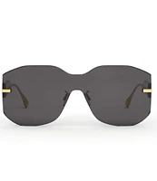 FENDI Women's Fendigraphy Geometric 99mm Shield Sunglasses