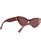 FENDI Women's FF Diamonds 52mm Cat Eye Sunglasses