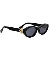 FENDI Women's FF Diamonds 53mm Oval Sunglasses