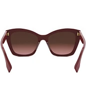 FENDI Women's Lettering 55mm Butterfly Sunglasses