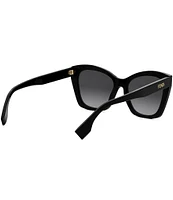 FENDI Women's Lettering 55mm Butterfly Sunglasses