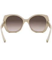 FENDI Women's Lettering 57mm Butterfly Sunglasses