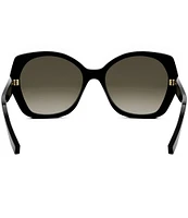 FENDI Women's Lettering 57mm Butterfly Sunglasses