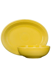 Fiesta 2-Piece Oval Platter & Bistro Bowl Serve Set