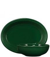Fiesta 2-Piece Oval Platter & Bistro Bowl Serve Set