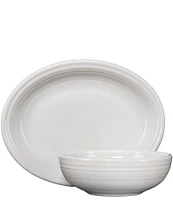 Fiesta 2-Piece Oval Platter & Bistro Bowl Serve Set
